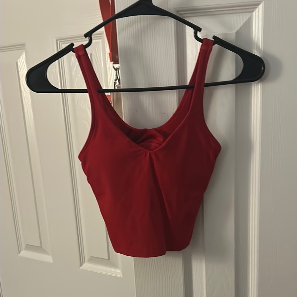 Lululemon Athletica Red Align Tank Top